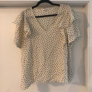 Polka dot blouse